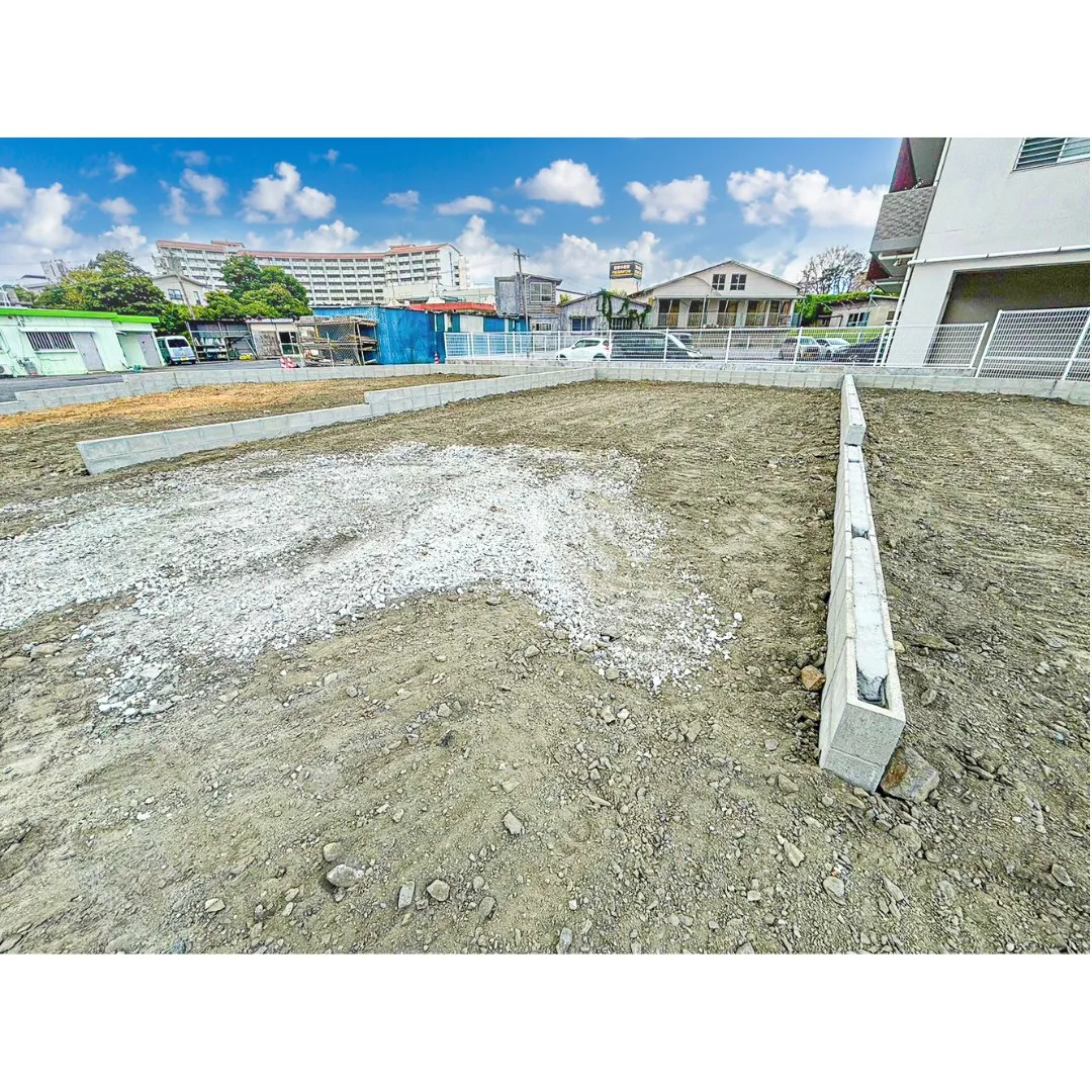 名護市大北五丁目新築木造売り戸建て造成工事着手しました✨