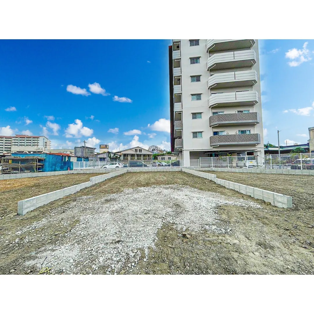 名護市大北五丁目新築木造売り戸建て造成工事着手しました✨