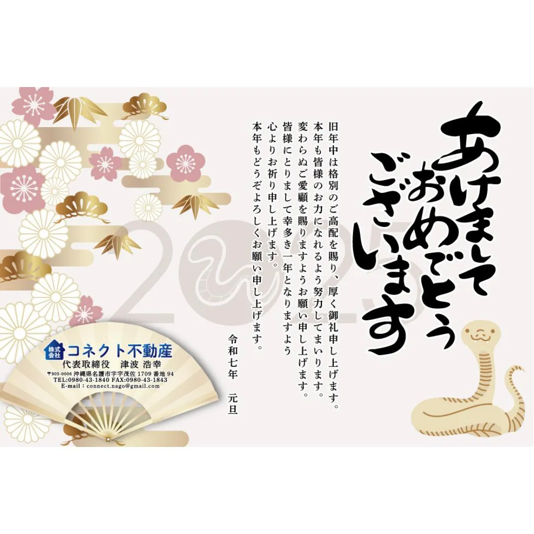 あけましておめでとうございます🐍