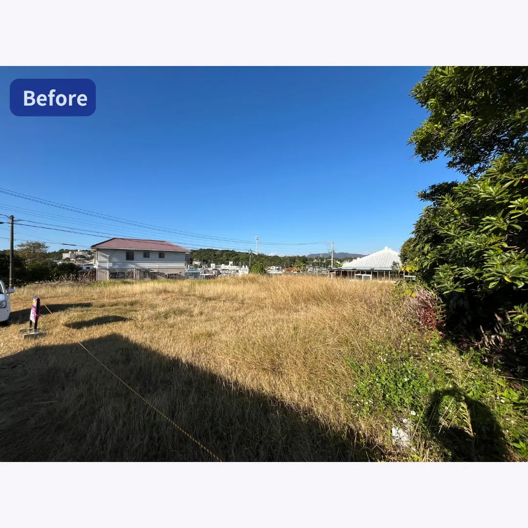 名護市伊差川管理地の草刈り作業を行いました✨