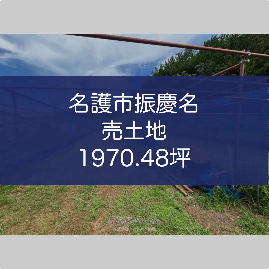 名護市振慶名売土地1970.48坪✨