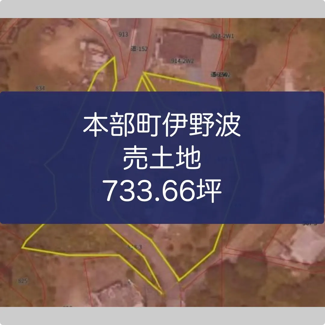 本部町伊野波売土地733.66坪✨