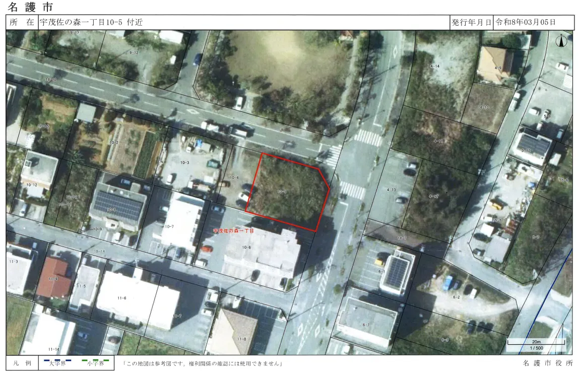 名護市宇茂佐の森一丁目売土地